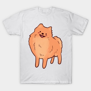 Funny pomeranian illustration T-Shirt